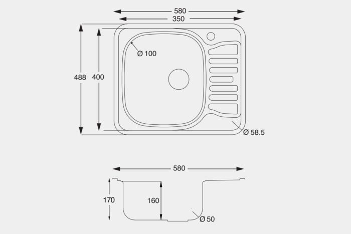 EA10 Steel Sink