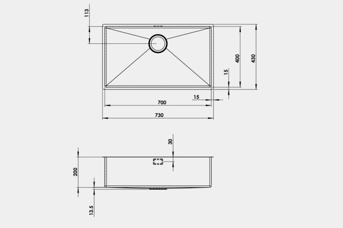 SR1025 Steel Sink - Image 5
