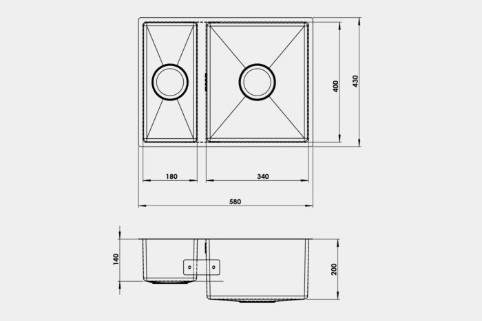 SR107REV Steel Sink - Image 7