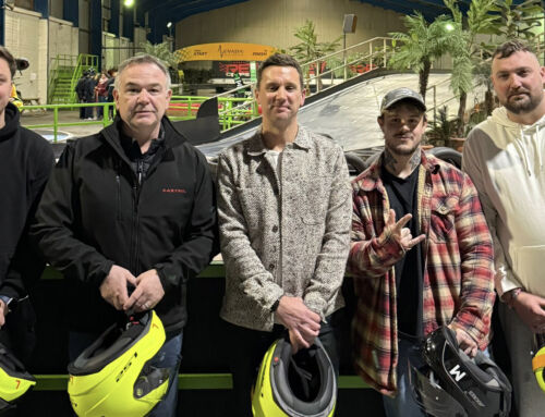 Marcus Takes to the Track for Hospiscare